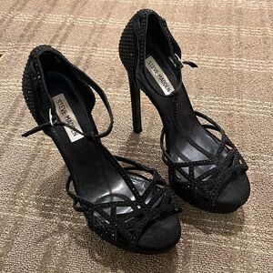 Worn once amazing condition bedazzled heels